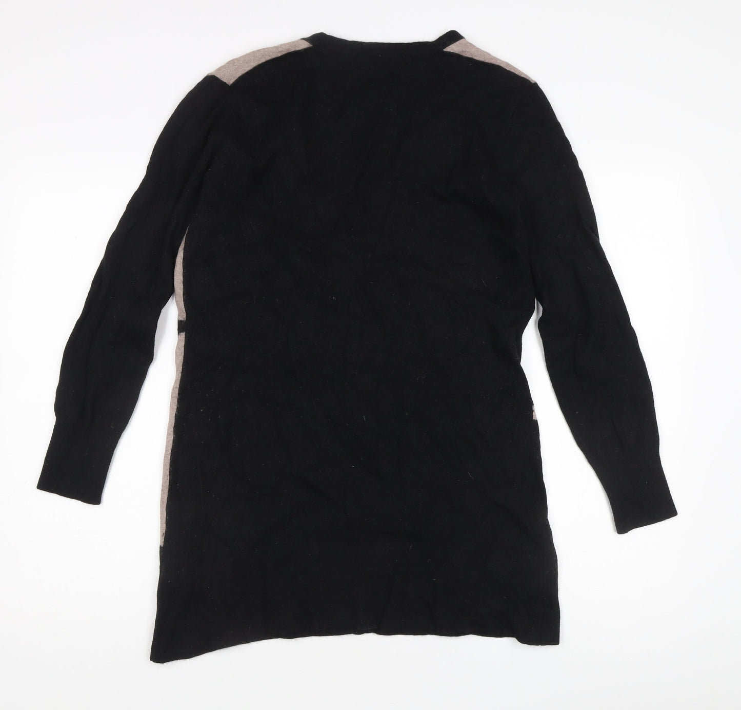 Marks and Spencer Women's Black Geometric Cardigan Size 14