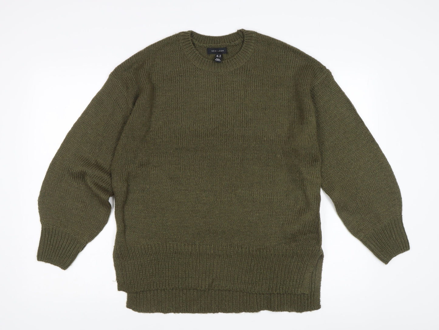 New Look Women's Green Pullover Jumper M