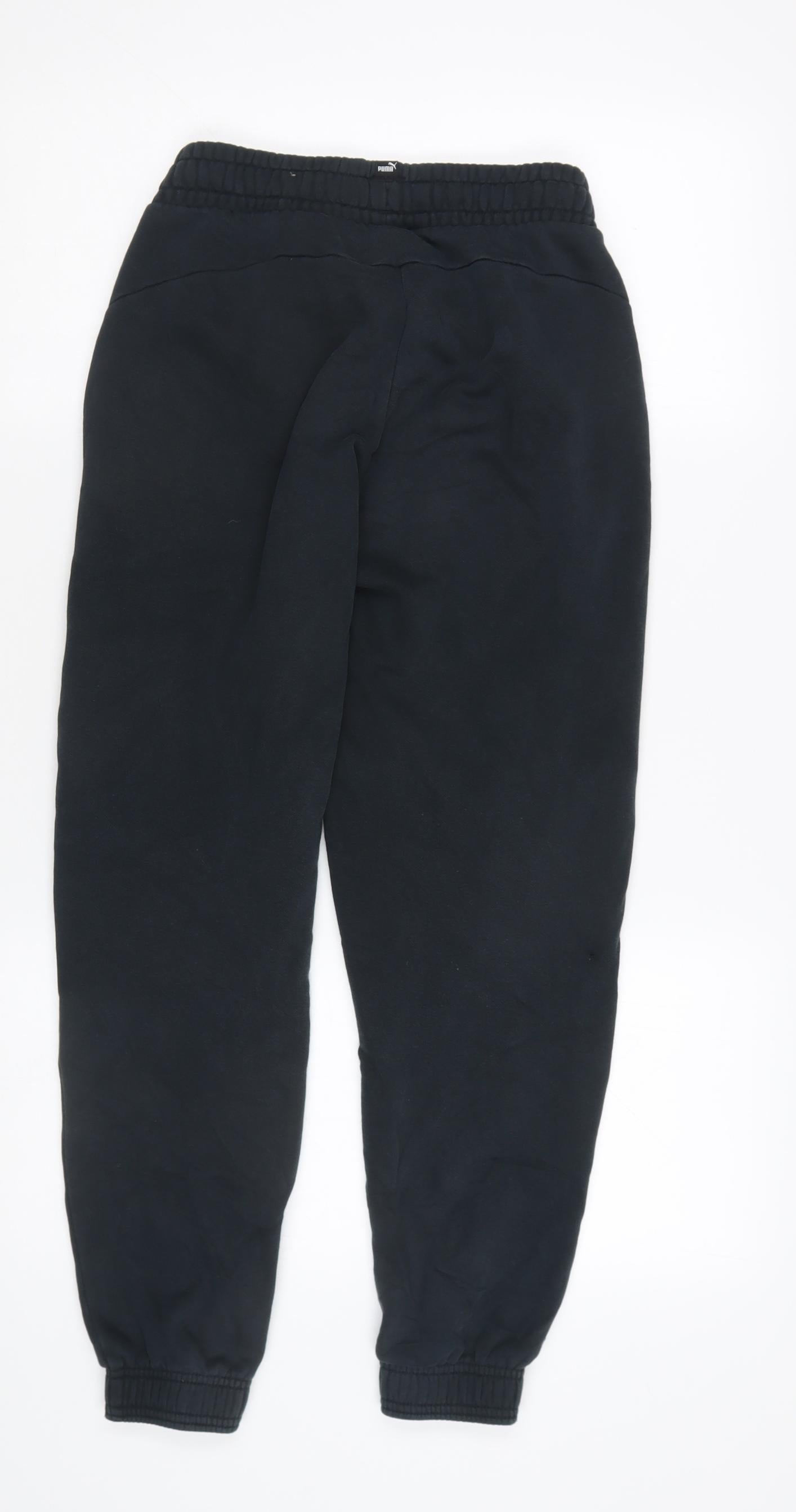 Puma Boys Black Jogger Trousers XL - Stylish Activewear