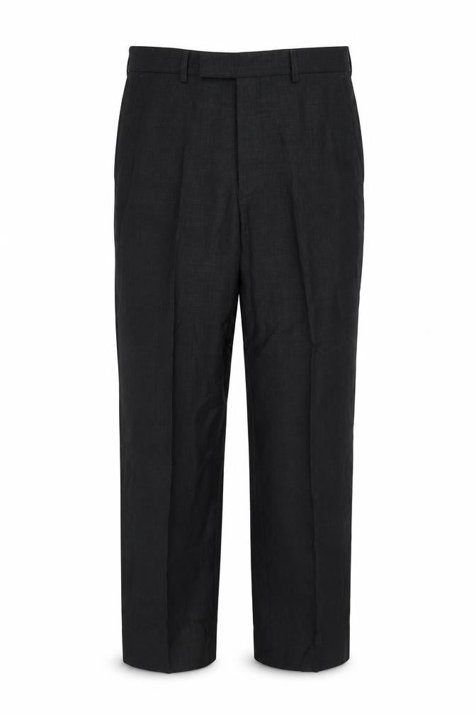 Marks and Spencer Men's Charcoal Wool Blend Trousers