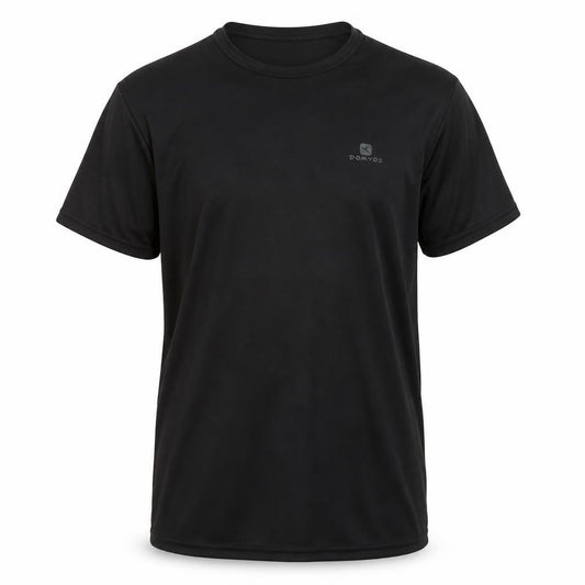 Decathlon Men's Black Basic Gym T-Shirt, Size S