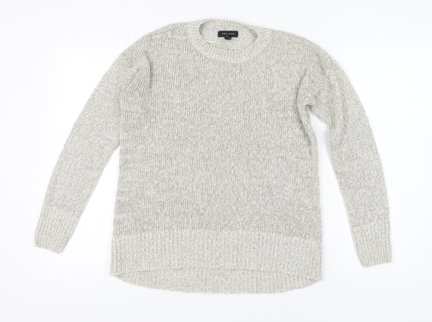 New Look Women's Grey Pullover Jumper, S