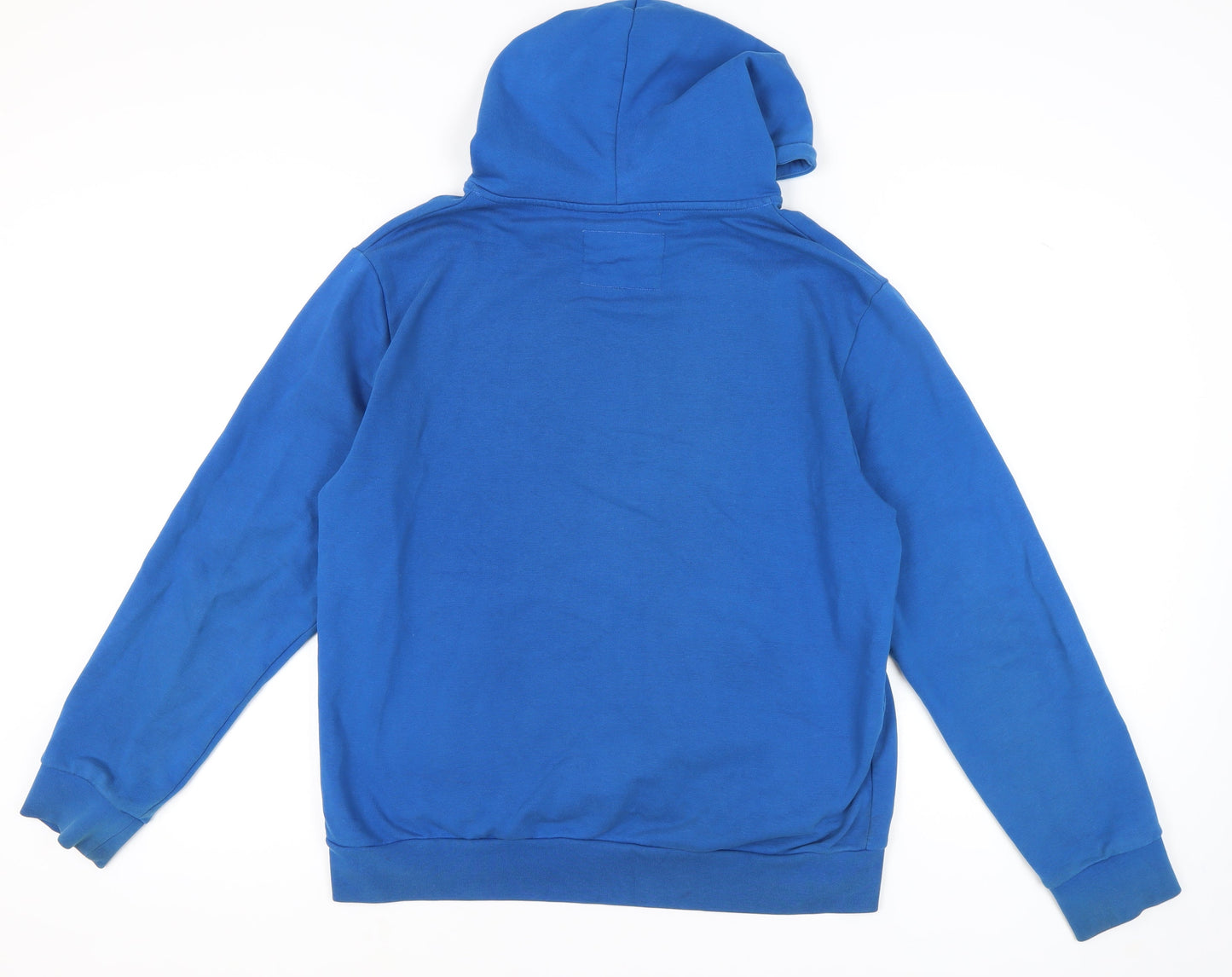 Pilgrim Men's Blue Pullover Hoodie L with Logo