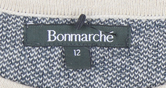 Bonmarché Women's Multicoloured Knit Jumper Size 12