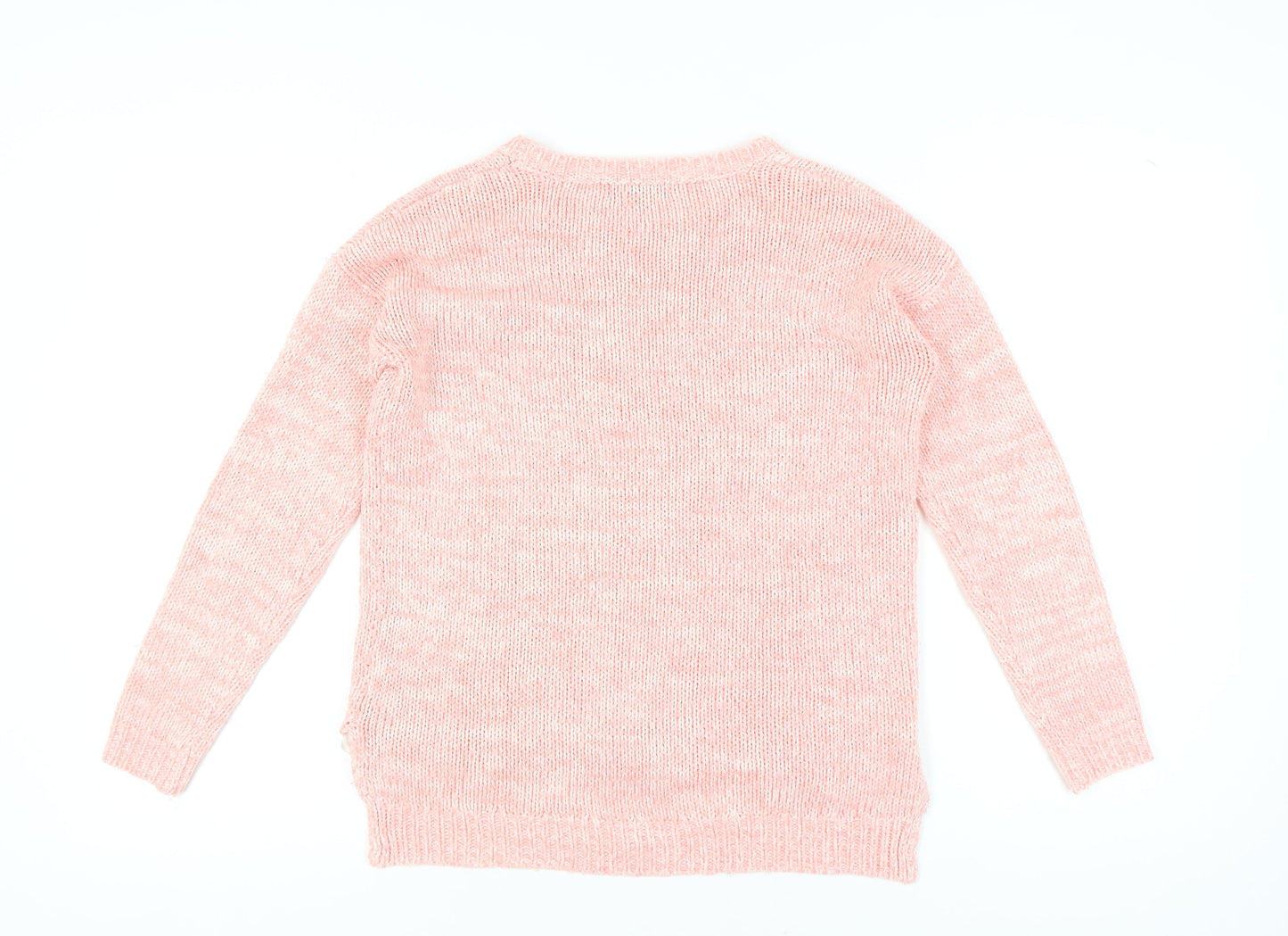 New Look Women's Pink Pullover Jumper, Size 8