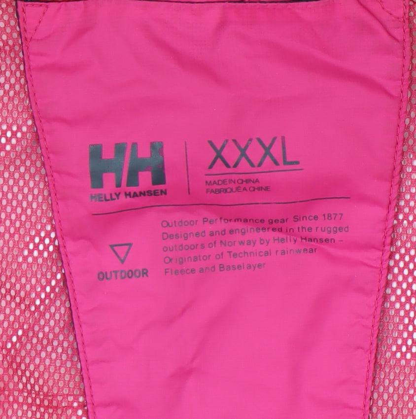 Helly Hansen Women's Pink Waterproof Jacket 3XL