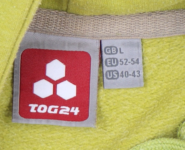 TOG24 Men's Green Pullover Hoodie L