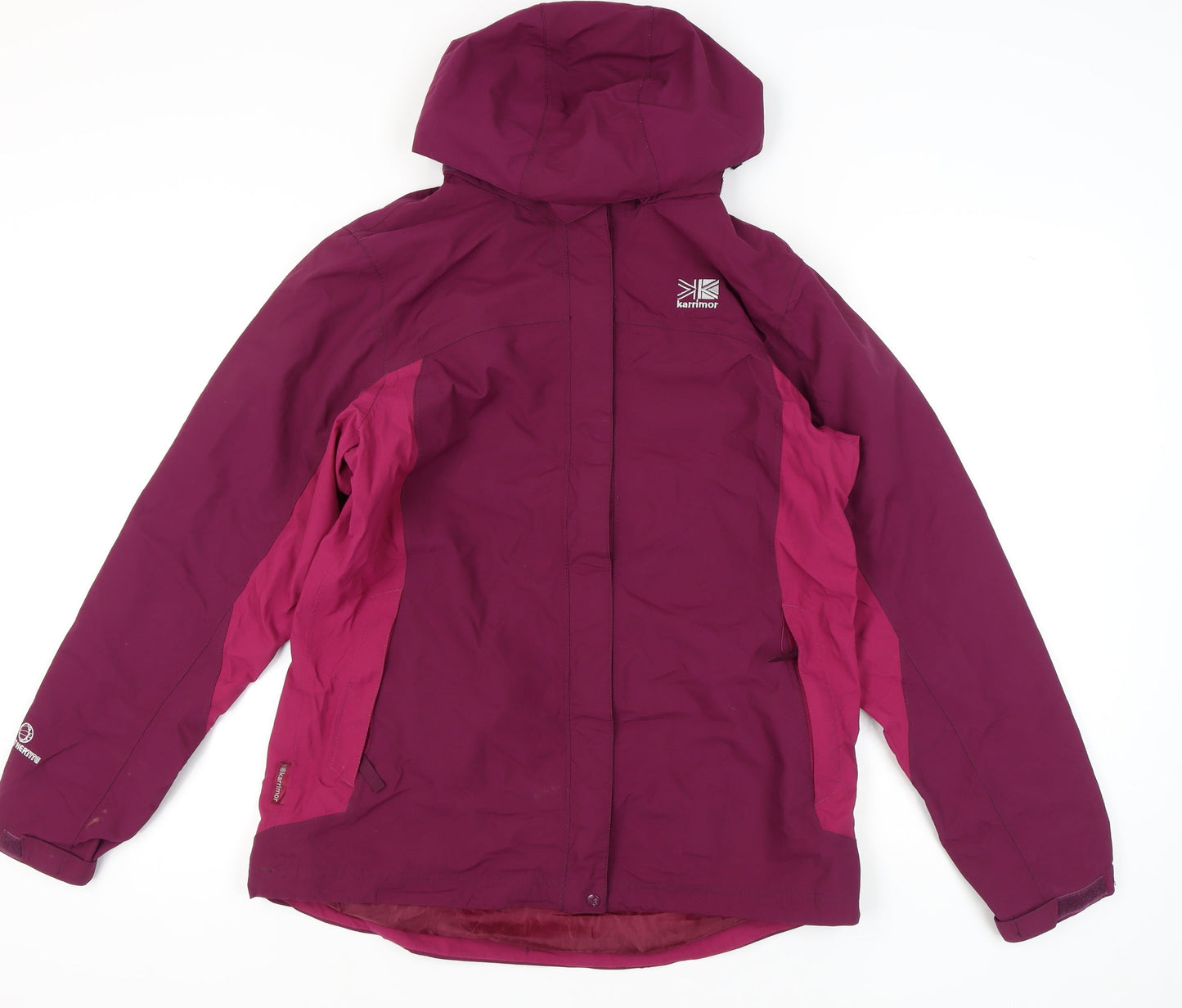 Karrimor Women's Purple Waterproof Hooded Jacket Size 14
