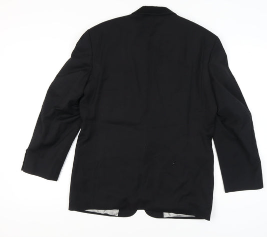 Marks and Spencer Men's Black Suit Jacket 40S