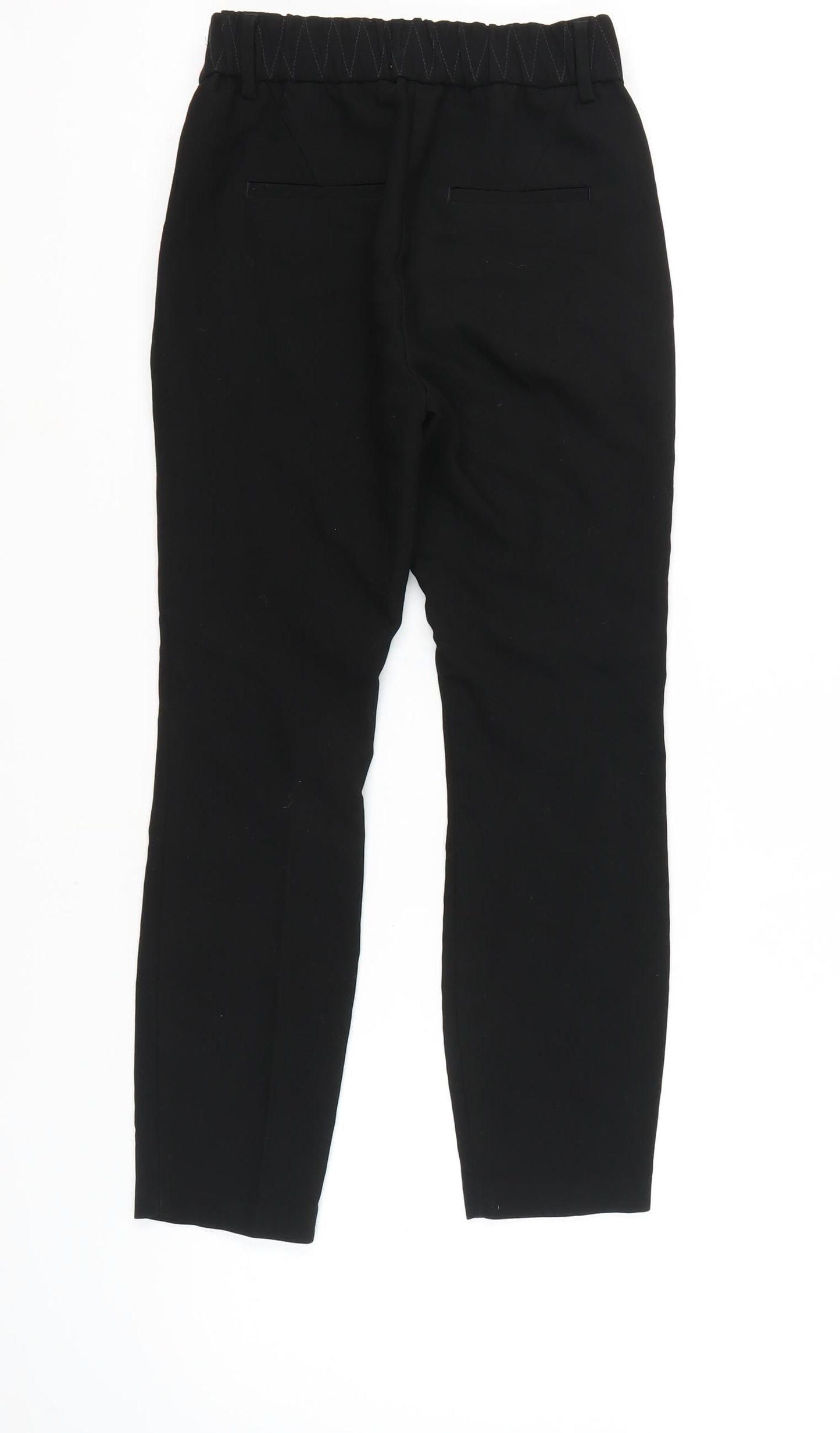 Next Women's Black Ankle Trousers Size 6 Slim Fit