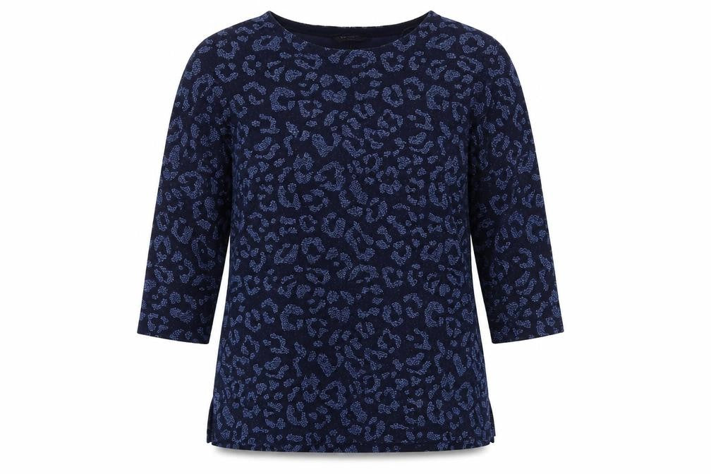 Marks and Spencer Women’s Blue Animal Print Blouse