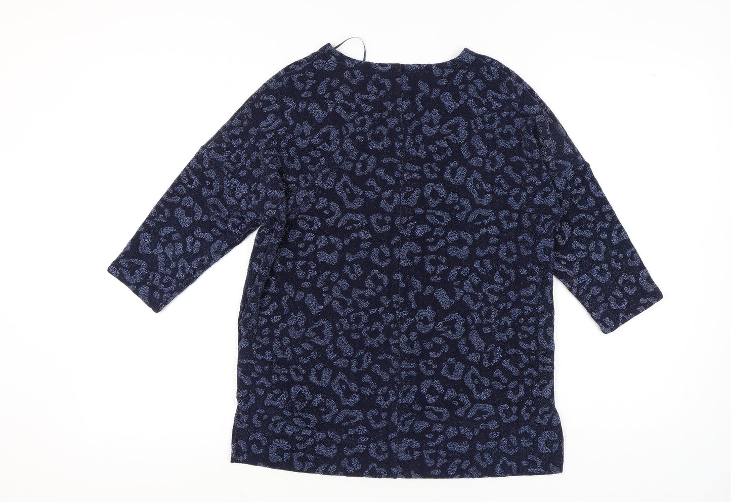 Marks and Spencer Women’s Blue Animal Print Blouse
