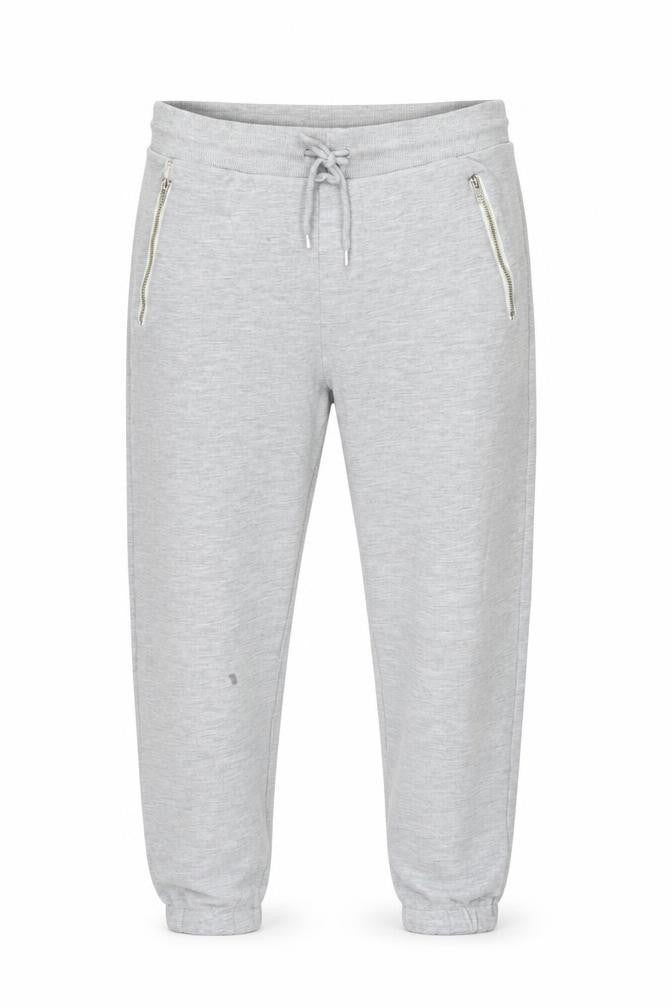 Front view of Topman Grey Jogger Trousers Men M Elastic Waist