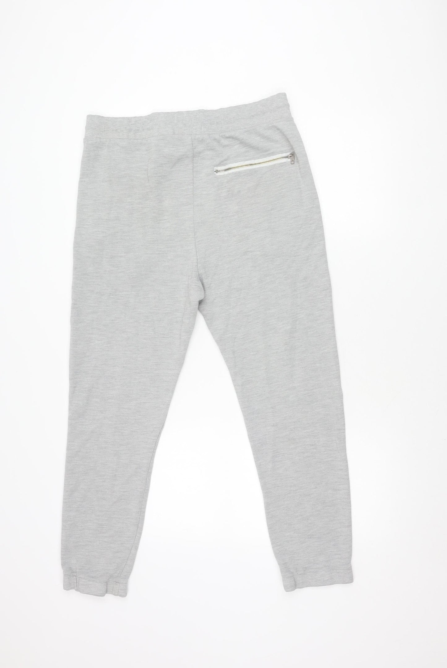 Topman Grey Jogger Trousers Men M Elastic Waist