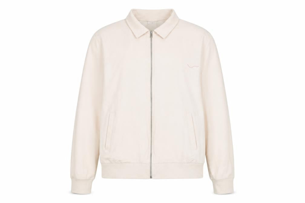 Front view of ASOS Women's White L Basic Jacket Casual