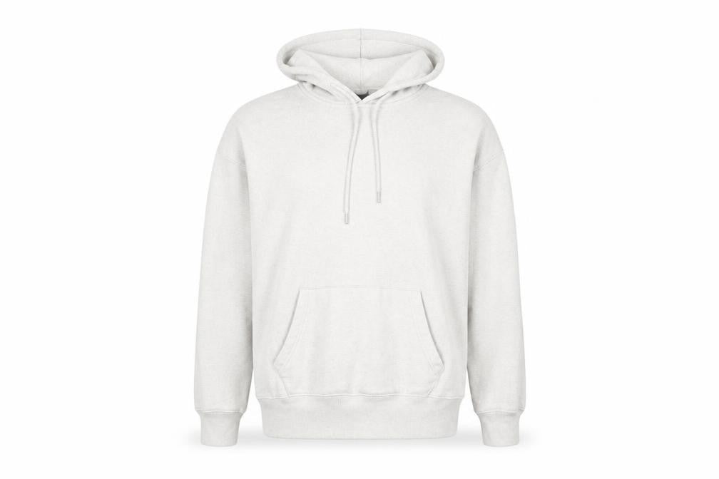 New Womens Look White Pullover Hoodie M
