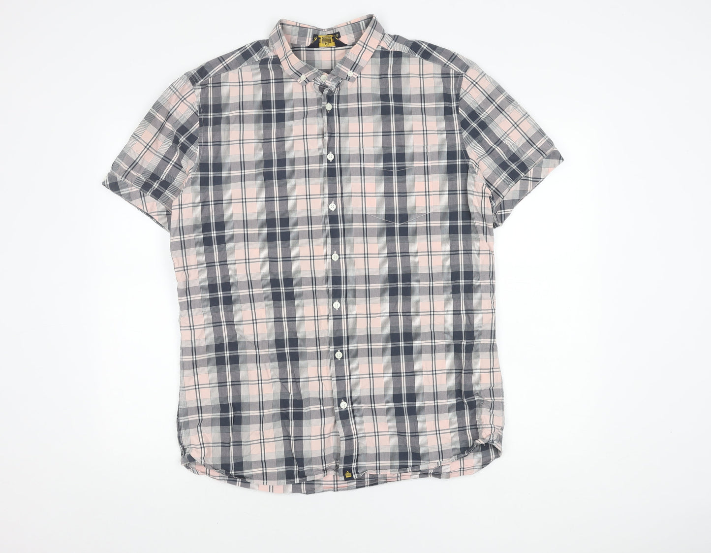 Admiral Men's Multicoloured Plaid Shirt L
