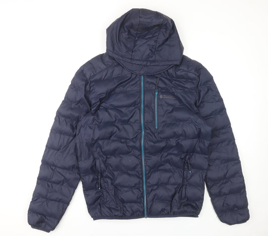 Mountain Warehouse Men's Blue Puffer Jacket L