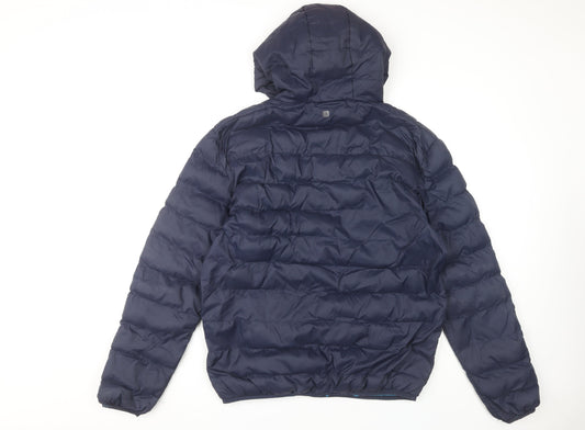 Mountain Warehouse Men's Blue Puffer Jacket L