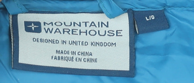Mountain Warehouse Men's Blue Puffer Jacket L