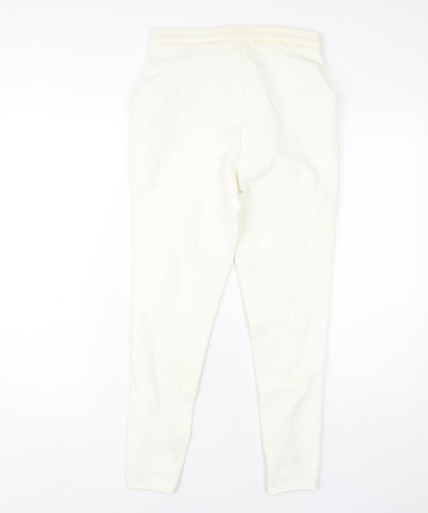 Harry Hall Women's White Leggings, Size 4, Skinny Fit