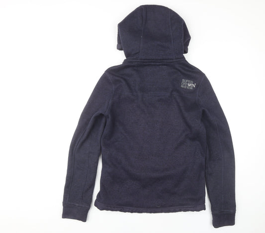 Superdry Men's Blue Full Zip Hoodie, Size S