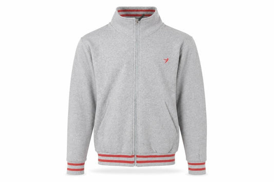 55DSL Men's Grey Full Zip Sweatshirt, Size M