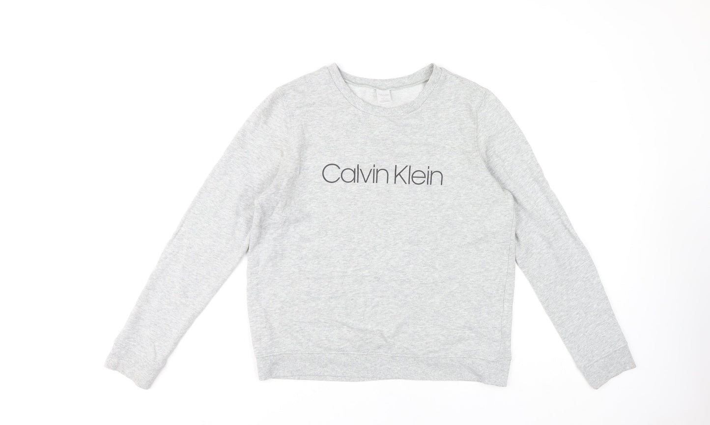 Calvin Klein Women's Grey Pullover Sweatshirt M