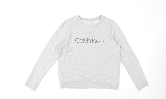 Calvin Klein Women's Grey Pullover Sweatshirt M