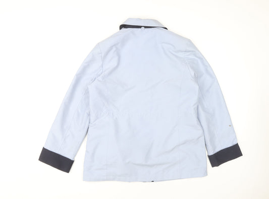Bm Women's Blue Jacket S Polyester Casual