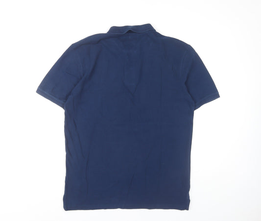 Ralph Lauren Men's Blue Slim Fit Polo, L, Casual Wear
