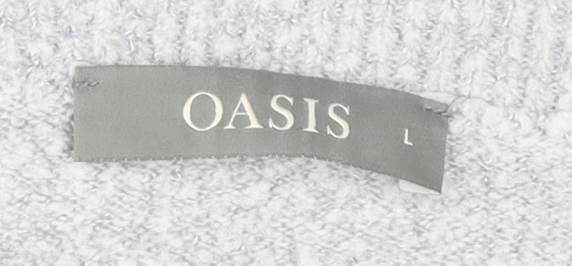 Oasis Women's Grey Pullover Jumper - Size 14