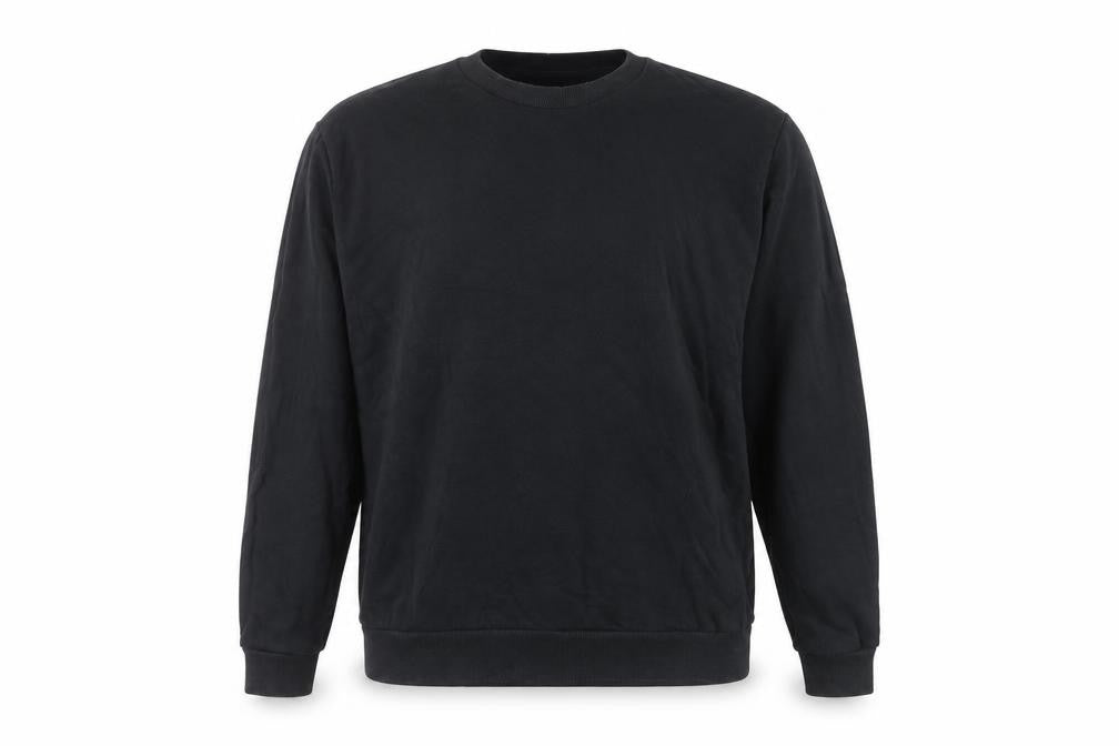 Front view of ASOS Black Men's Pullover Sweatshirt Medium