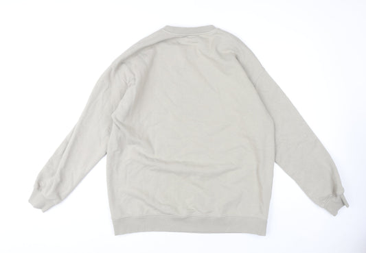 Jacamo Men's Beige Crew Neck Sweatshirt XL