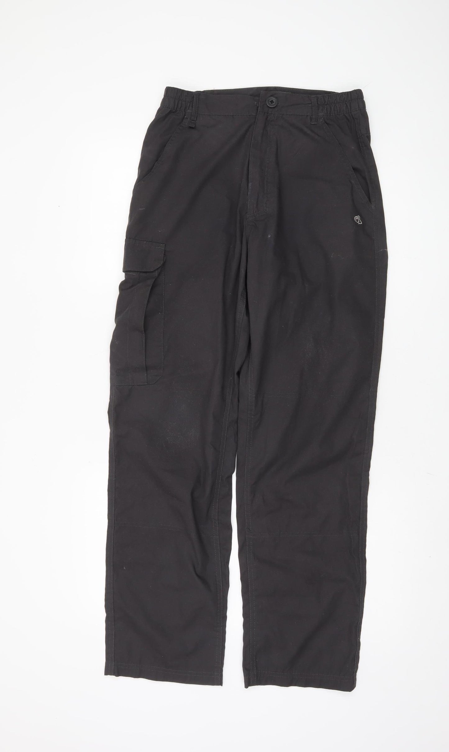 Craghoppers Men's Black Cargo Trousers 30 Regular