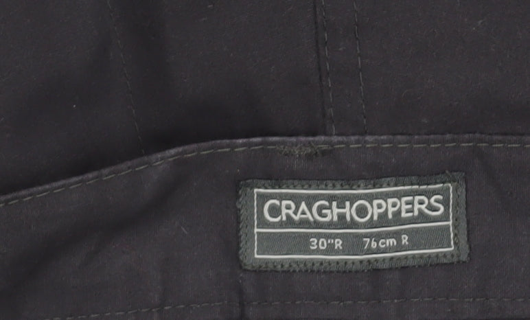 Craghoppers Men's Black Cargo Trousers 30 Regular