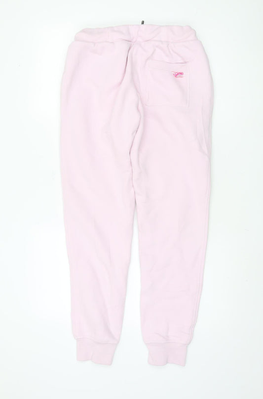 Superdry Women Pink Jogger Trousers, Size 12