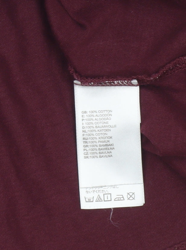 The North Face Women's Red Cotton T-Shirt, M, Casual