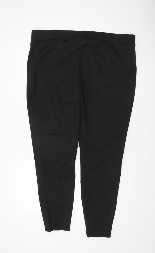 Fat Face Women's Black Plus Size Leggings