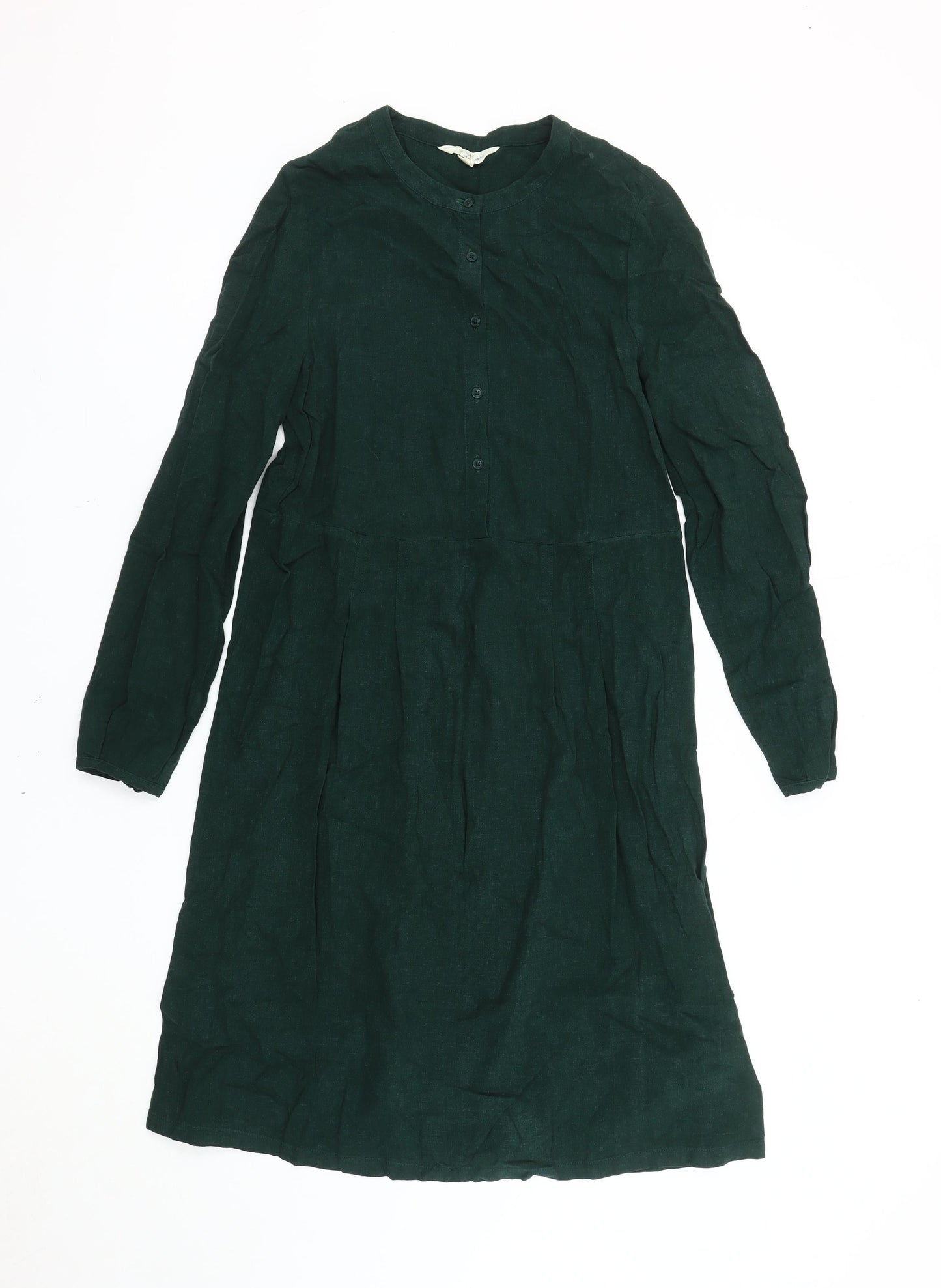 Seasalt Cornwall Women's Green Shirt Dress Size 10