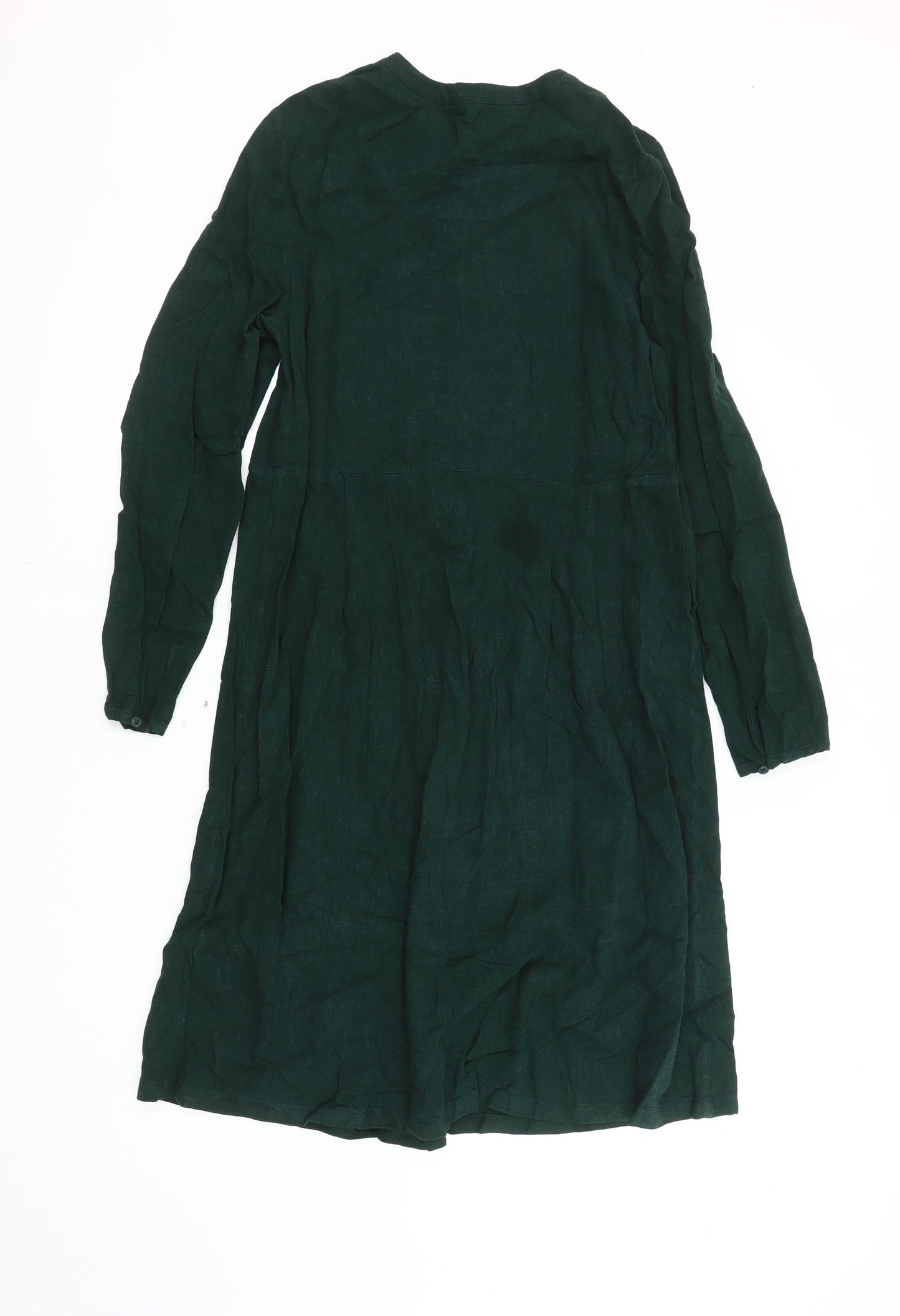 Seasalt Cornwall Women's Green Shirt Dress Size 10