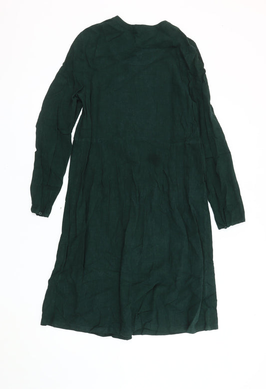 Seasalt Cornwall Women's Green Shirt Dress Size 10