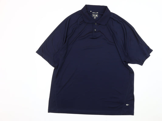 Adidas Men’s Blue XL Polo Shirt Short Sleeve Gym