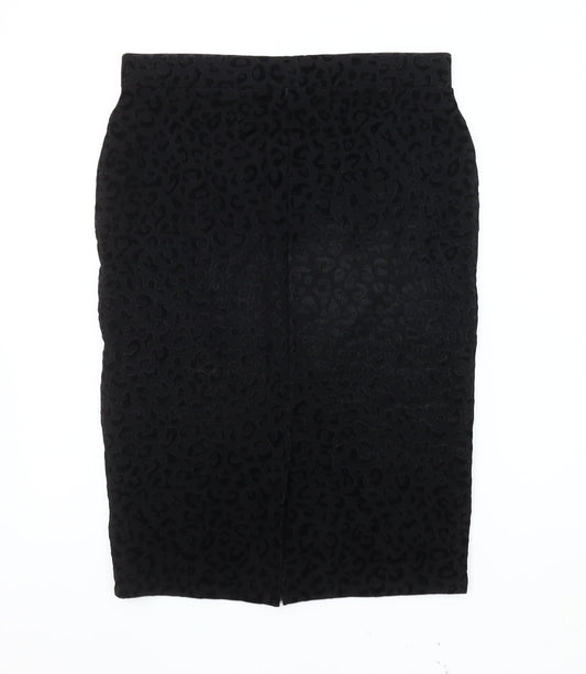 Marks and Spencer Women's Black Pencil Skirt, Size 14