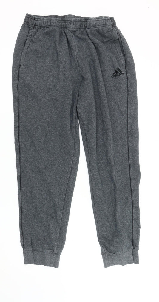 Adidas Men's Grey Joggers XL - Fleece Activewear