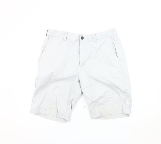 Brooks Brothers Men's White Chino Shorts Size 34