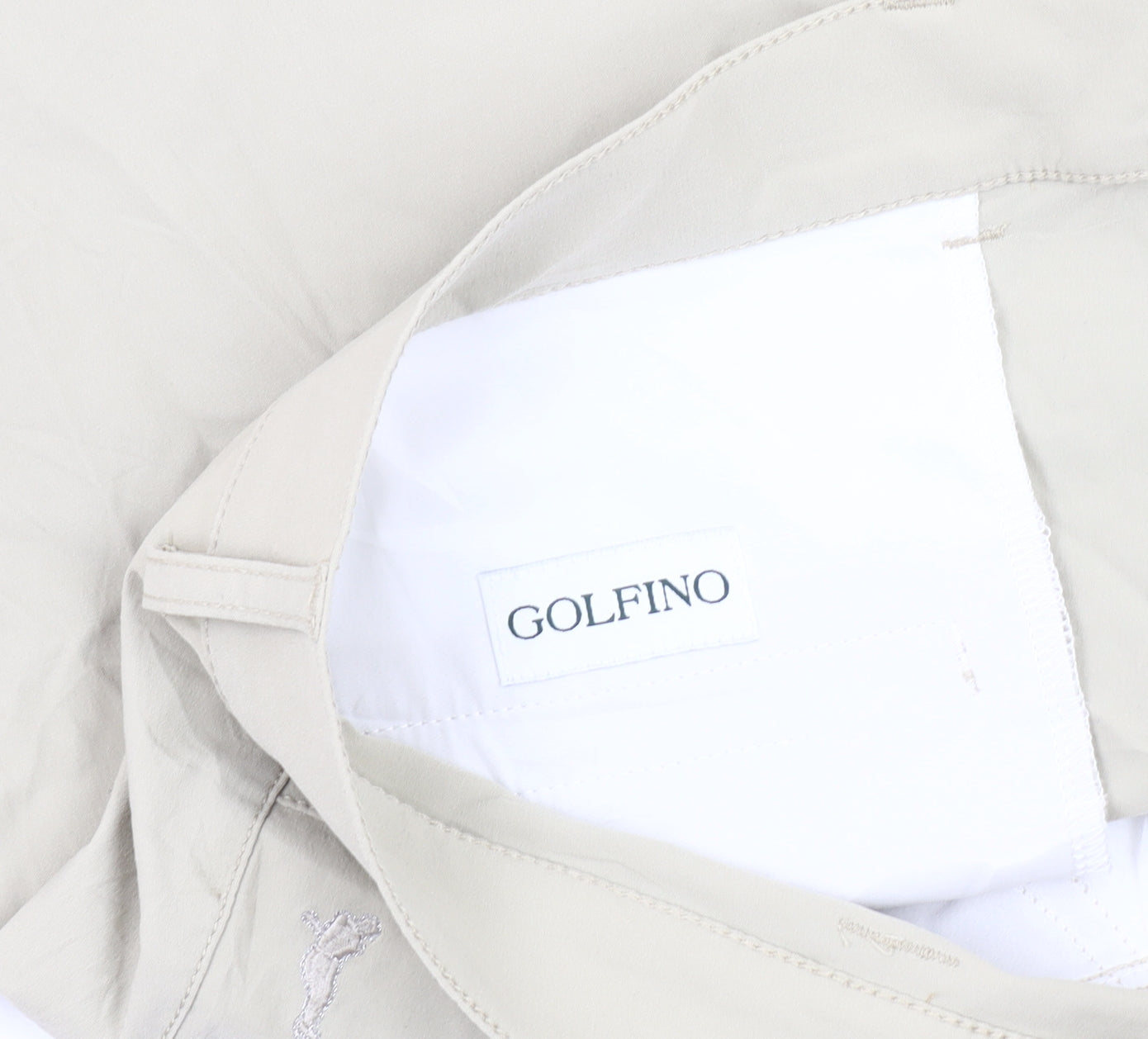 Golfino Beige Chino Shorts Unisex Size 40 New