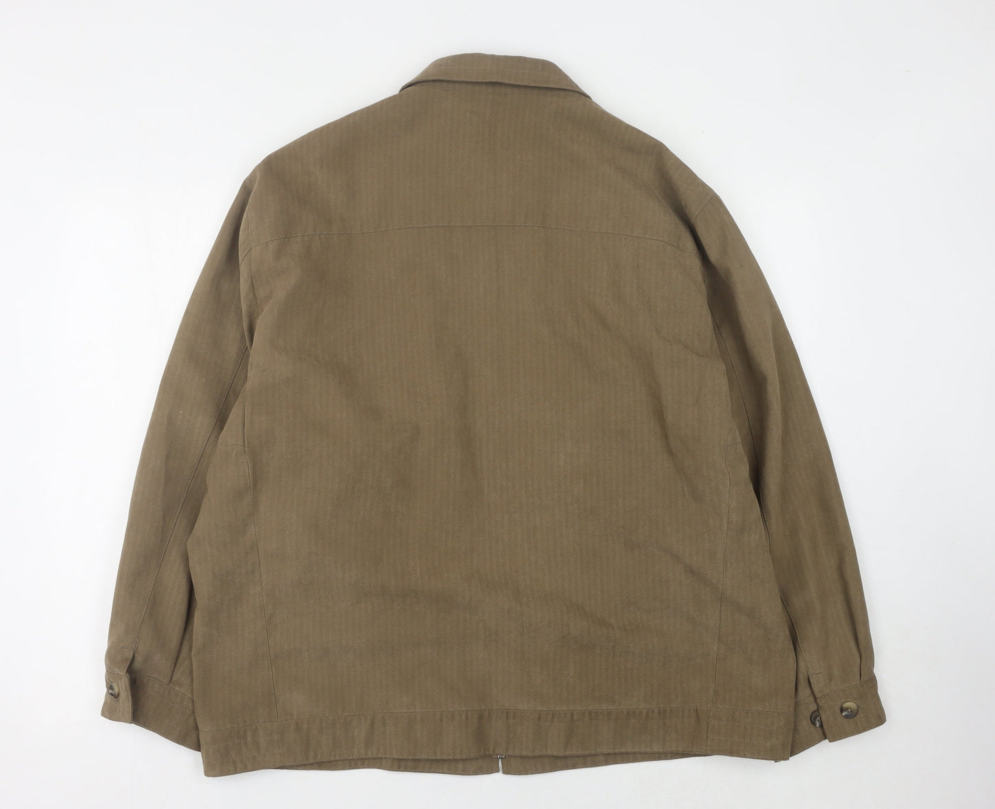 Marks and Spencer Men's Brown Zip Jacket XL
