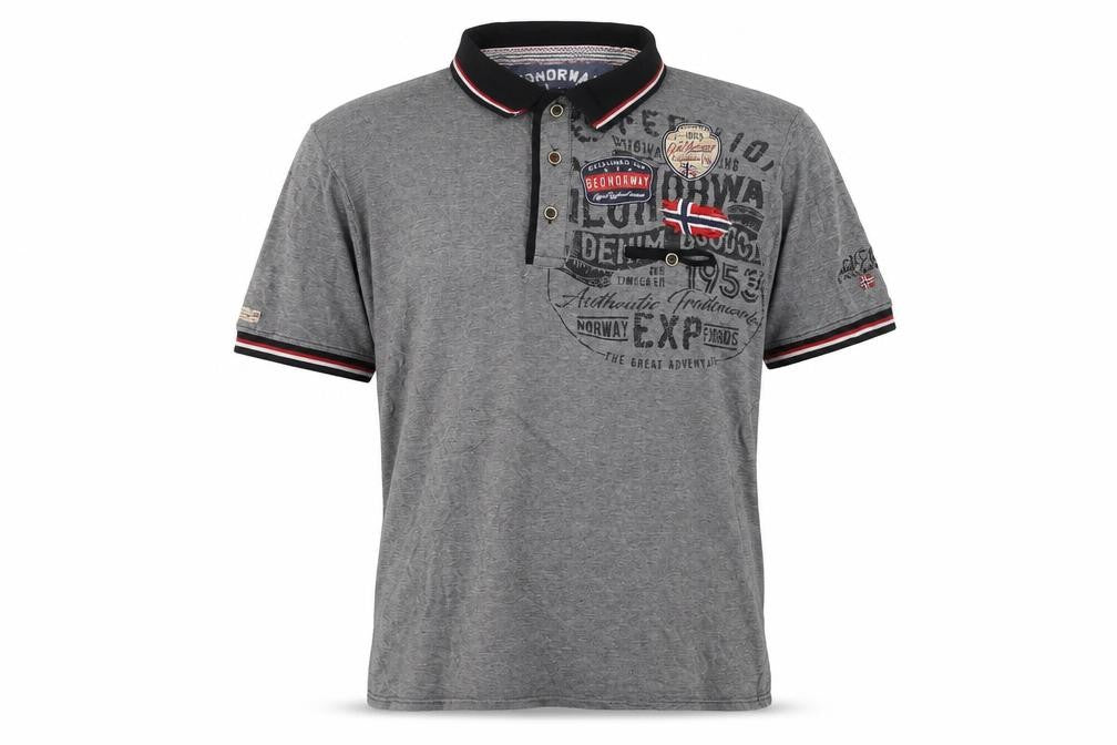 Geographical Norway Men's Grey Polo Shirt XL