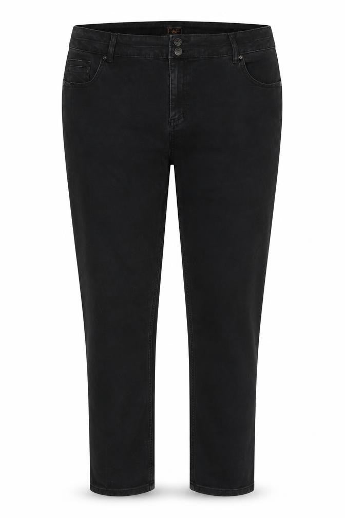 F&F Women's Black Regular Fit Jeans Size 12